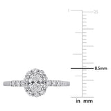 Halo Engagement Ring (3/4 CT. TW.)