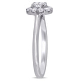 Halo Engagement Ring in White Gold (0.6 CT. TW.)