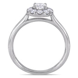 Halo Engagement Ring in White Gold (0.6 CT. TW.)