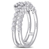 Coil Ring in Platinum Silver (0.62 CT. TW.)