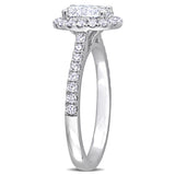 Halo Engagement Ring in White Gold (1.5 CT. TW.)