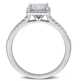 Halo Engagement Ring in White Gold (1 CT. TW.)