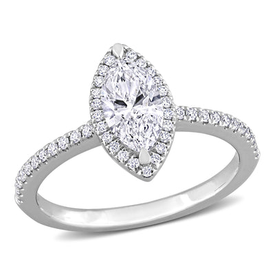 Halo Engagement Ring in White Gold (1.54 CT. TW.)