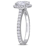 Halo Engagement Ring in White Gold (2 CT. TW.)