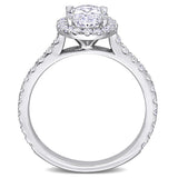 Halo Engagement Ring in White Gold (2 CT. TW.)