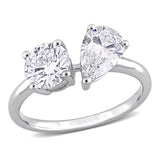 2-Stone Engagement Ring in White Gold (2 CT. TW.)