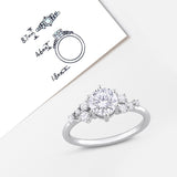 Engagement Ring in White Gold (1 1/4 CT. TW.)