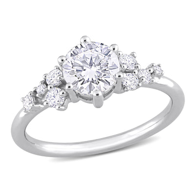 Engagement Ring in White Gold (1 1/4 CT. TW.)