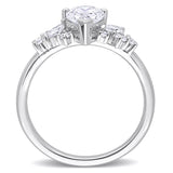 Pear, Marquise-Cut Engagement Ring in White Gold (1.37 CT. TW.)