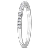 Semi-Eternity Anniversary Ring in White Gold (0.18 CT. TW.)