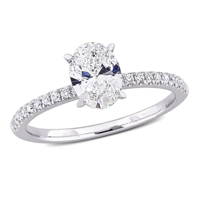 Solitaire Engagement Ring in White Gold (1.16 CT. TW.)