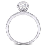 Solitaire Engagement Ring in White Gold (2.16 CT. TW.)