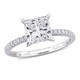 Solitaire Engagement Ring in White Gold (2.16 CT. TW.)