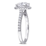 Halo Engagement Ring in White Gold (2.37 CT. TW.)