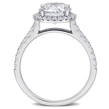 Halo Engagement Ring in White Gold (2.37 CT. TW.)