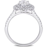 Halo Engagement Ring in White Gold (1.5 CT. TW.)