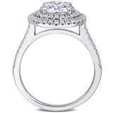 Halo Engagement Ring in White Gold (2.5 CT. TW.)