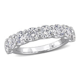 Semi-Eternity Anniversary Ring in White Gold (3 CT. TW.)