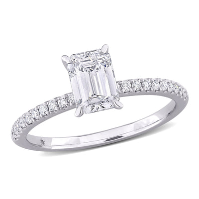 Solitaire Engagement Ring in White Gold (1.16 CT. TW.)