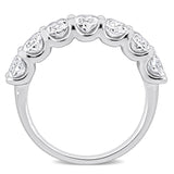 Semi-Eternity Anniversary Ring in White Gold (1 CT. TW.)