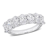 Semi-Eternity Anniversary Ring in White Gold (1 CT. TW.)