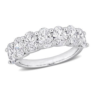 Semi-Eternity Anniversary Ring in White Gold (1 CT. TW.)