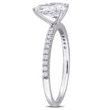 Solitaire Engagement Ring in White Gold (1.16 CT. TW.)