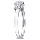 3-Stone Engagement Ring in White Gold (1 CT. TW.)