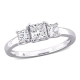 3-Stone Engagement Ring in White Gold (1 CT. TW.)