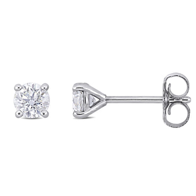 Stud Earrings in White Gold (0.5 CT TW)