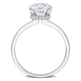 Solitaire Engagement Ring in White Gold (3.12 CT. TW.)