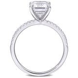 Solitaire Engagement Ring in White Gold (3.1 CT. TW.)