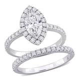 Bridal Ring Set in White Gold (1.33 CT. TW.)