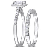 Bridal Ring Set in White Gold (1.33 CT. TW.)