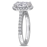 Halo Engagement Ring in White Gold (2.6 CT. TW.)