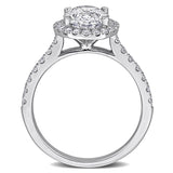 Halo Engagement Ring in White Gold (2.6 CT. TW.)