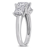 3-Stone Engagement Ring in White Gold (3.5 CT. TW.)