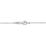 4-Stone Station Bracelet in White Gold (1 CT. TW.)