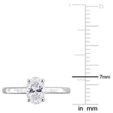 Solitaire Engagement Ring in White Gold (1 CT. TW.)