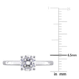 Solitaire Engagement Ring in White Gold (1 CT. TW.)