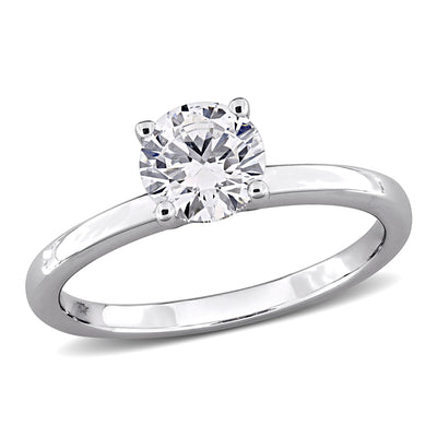 Solitaire Engagement Ring in White Gold (1 CT. TW.)