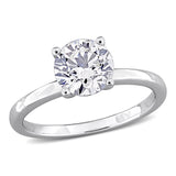 Solitaire Engagement Ring in White Gold (1.5 CT. TW.)