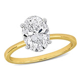 Oval Solitaire Engagement Ring  in Yellow Gold (2 CT. TW.)