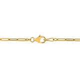 Oval Link Tennis necklace in Two-Tone Gold (2.60 CT TW)