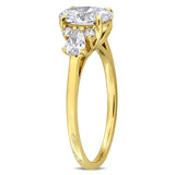 Multi-Shaped Engagement Ring in Yellow Gold (1.70 CT TW)