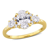 Multi-Shaped Engagement Ring in Yellow Gold (1.70 CT TW)