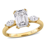 Multi-Shaped Engagement Ring in Yellow Gold (2.30 CT TW)