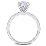 Solitaire Engagement Ring in White Gold (2.16 CT. TW.)