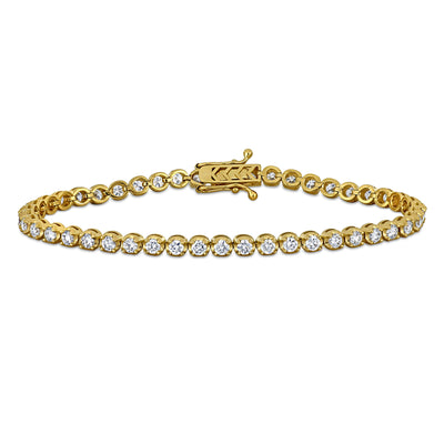 Tennis Bracelet in Yellow Gold (2.5 CT TW)