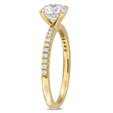 Solitaire Engagement Ring in Yellow Gold (1.15 CT TW)